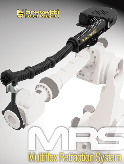 Robotic anaconda dresspack system for cable protection in robots